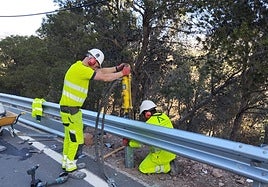 Conservación de carreteras en la zona sur de la provincia de Granada