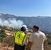 Una empresa evaluará los daños del incendio de Almuñécar