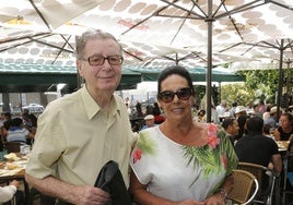 José Luis Kastiyo y su mujer Maribel Calvín, en 2015