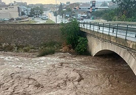 Efectos de las tormentas en la localidad de Huéscar.
