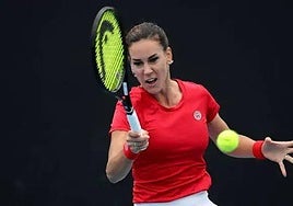 La tenista granadina Nuria Párrizas.