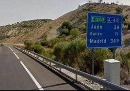 Radar del Puerto Carretero, en la A-44, uno de los que más multa de España