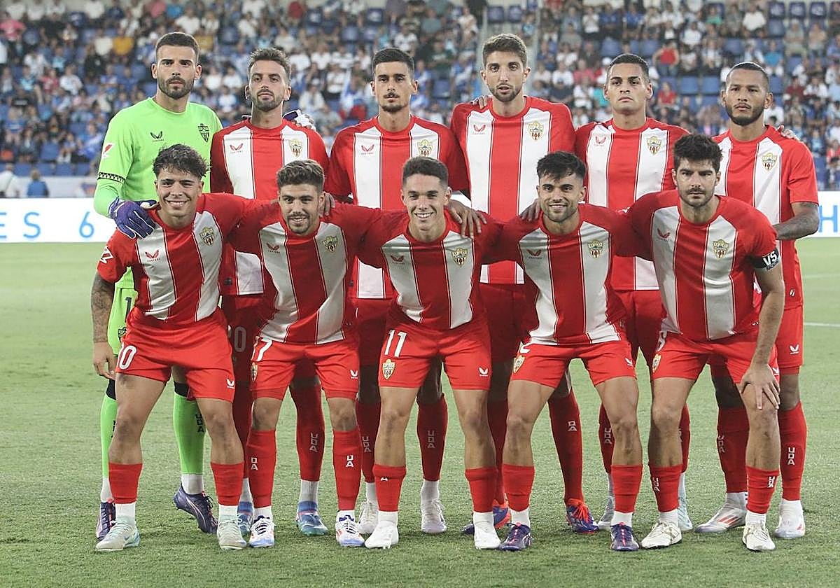 Once inicial de la UD Almeria.