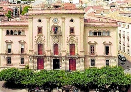 Ayuntamiento de Jaén, en la plaza de Santa María.