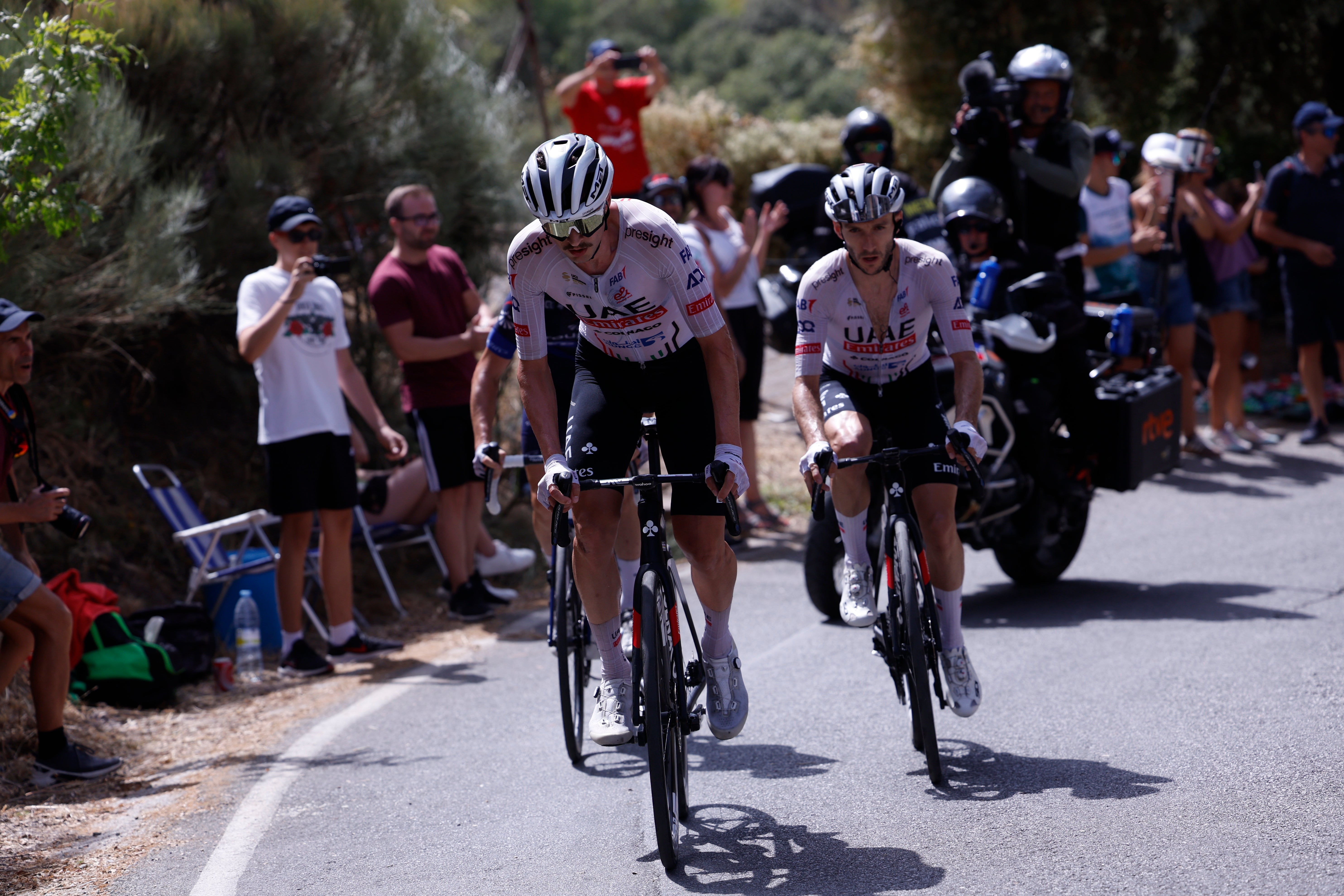 Las imágenes de la etapa de la Vuelta en Granada