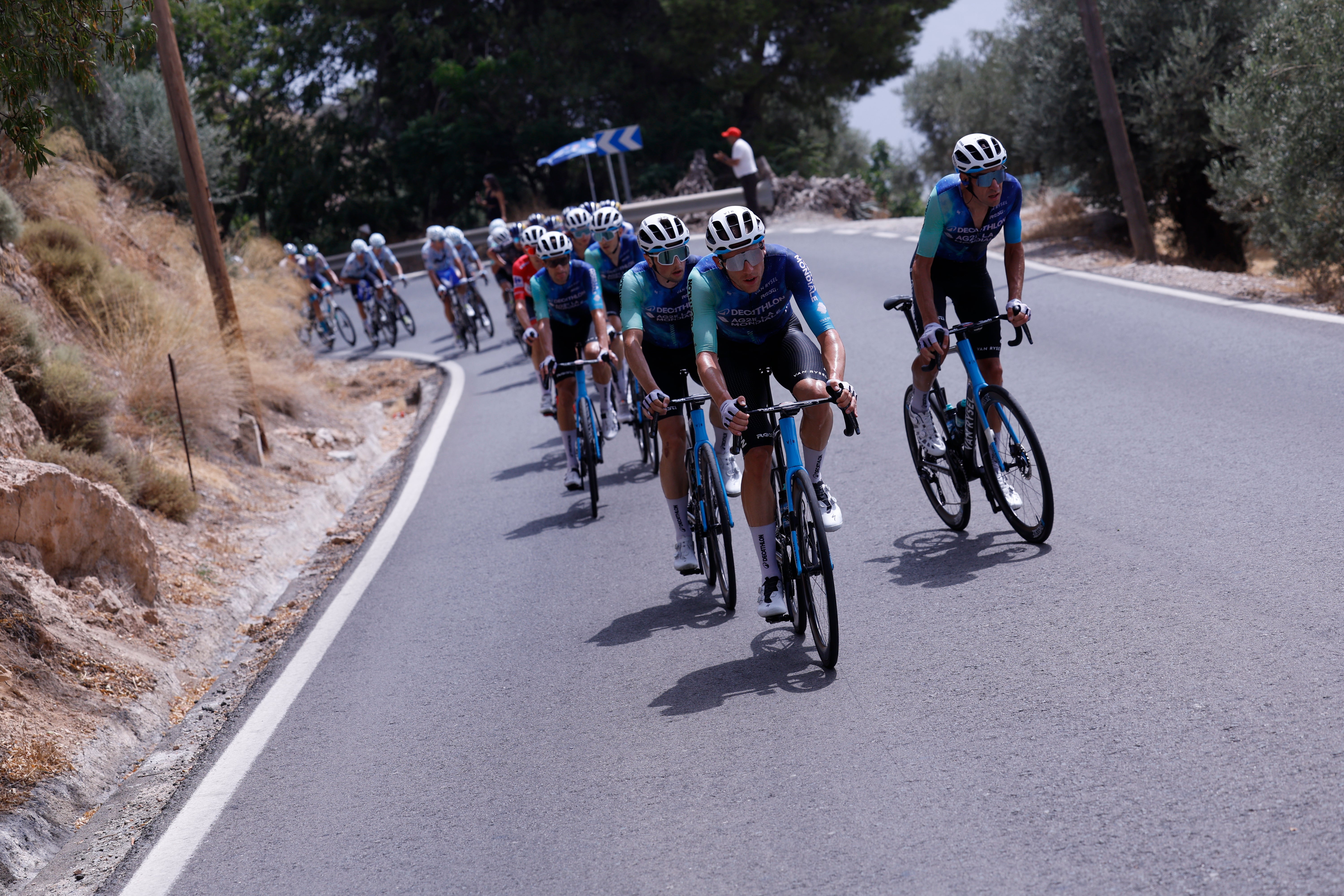 Las imágenes de la etapa de la Vuelta en Granada