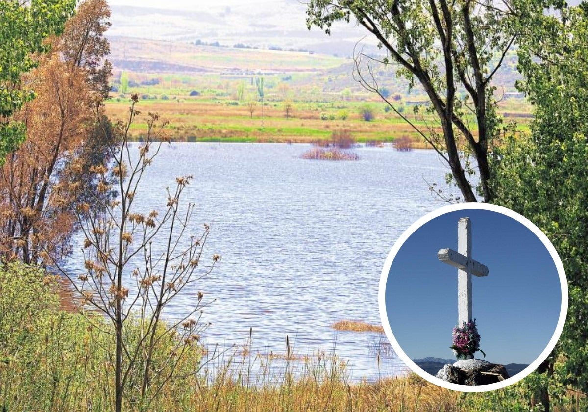 Laguna de Padul y Cruz de la Atalaya.