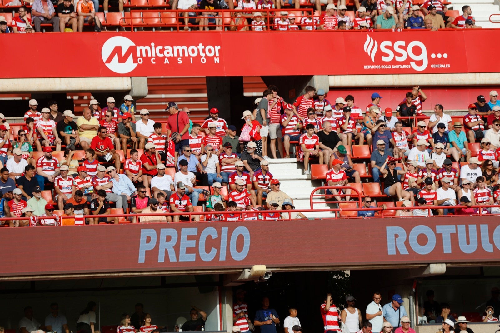 ¿Has ido a animar al Granada a Los Cármenes? Búscate en la grada