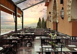 Vista general de la terraza