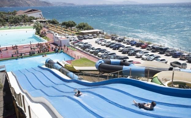 Parque acuático Aquatropic en Almuñécar.