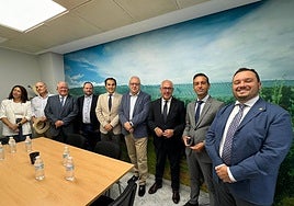 Visita del consejero a las instalaciones del SEMPA en la capital.