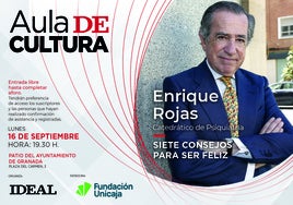 Enrique Rojas en el Aula de Cultura de IDEAL