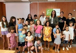 Menores participantes en las escuelas de verano de Geolit.