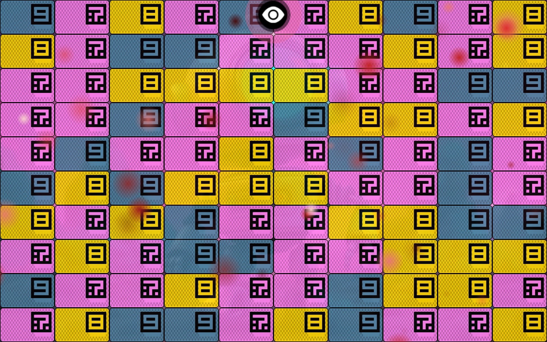 Captura de la pantalla del juego de ZeroMinus en la que se puede ver un tablero de 10x10 que hay que reducir a 0.