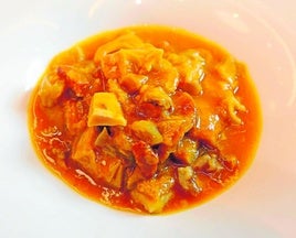 Plato de callos.