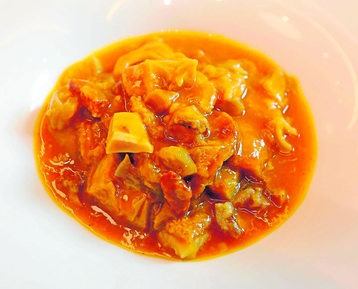 Plato de callos.