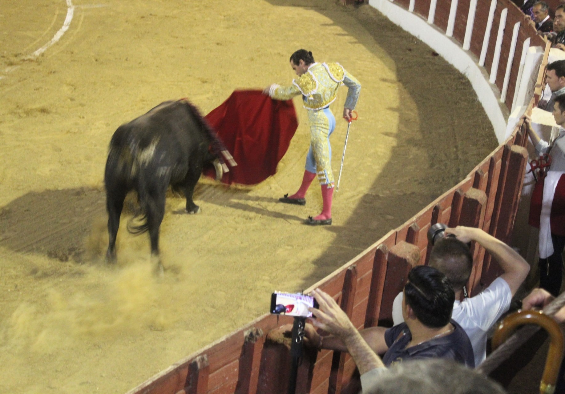 Juan Ortega, durante una faena.