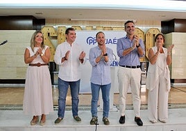 Elena González, Tomás Fuentes, Erik Domínguez, Ramón Fernández-Pacheco y Catalina García.