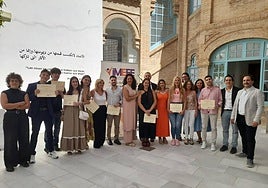 La delegada de Empleo, Ana Mata, ha participado en el acto de clausura de una escuela taller en Imefe.