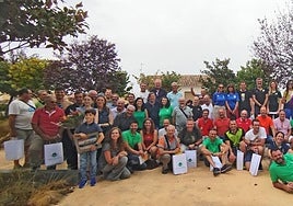 Algunos de los participantes en el encuentro.