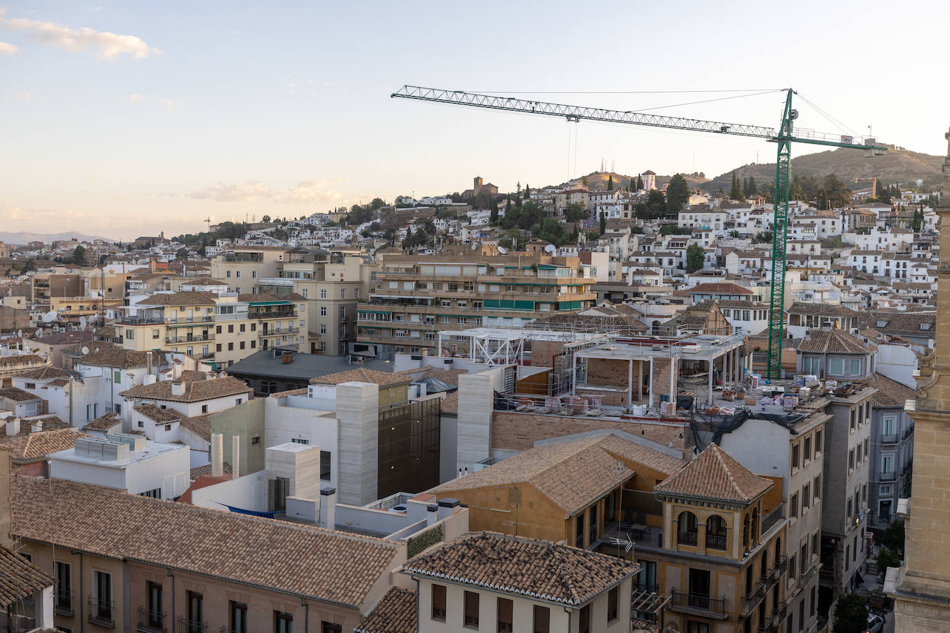 Así serán las vistas desde el nuevo mirador de la Catedral de Granada