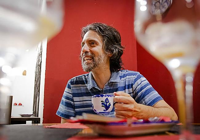 Neuman, durante la charla.