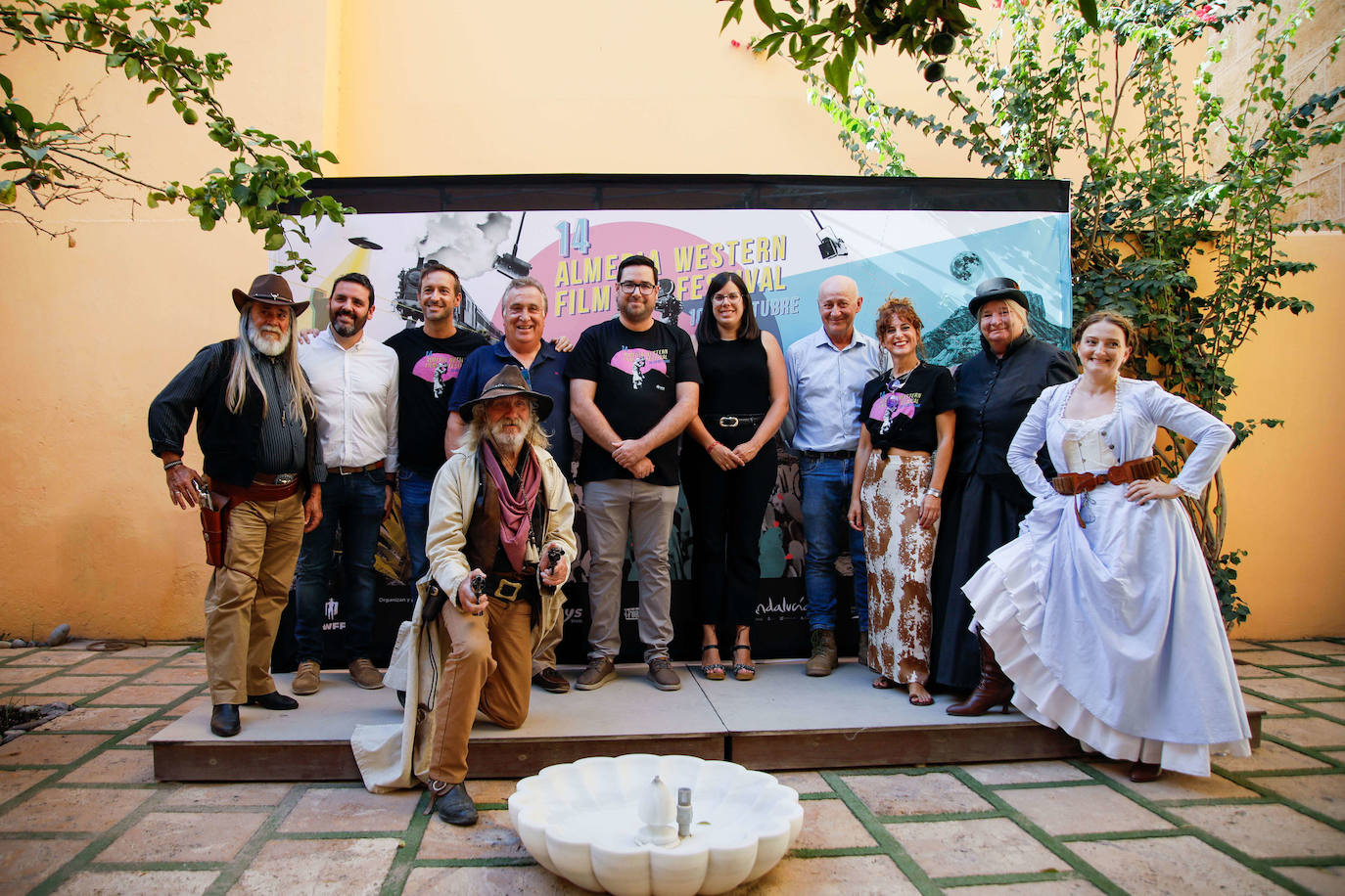 Presentación de la programación de AWFF, en el Patio del Mandarino.