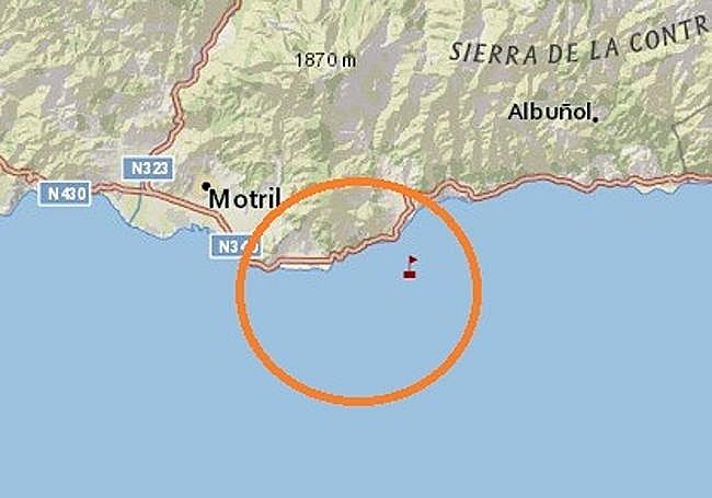 Zona donde se produjo el rescate