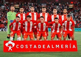 Once titular del Almería contra el Castellón.