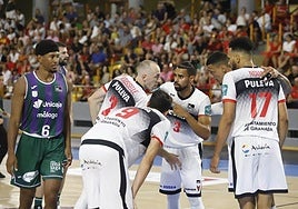 Reunión de veteranos en la pista durante la Copa de Andalucía.