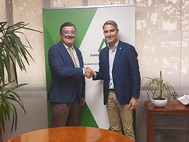 El delegado Empleo y el nuevo presidente de Asempal se reúnen para fortalecer la colaboración entre ambas entidades