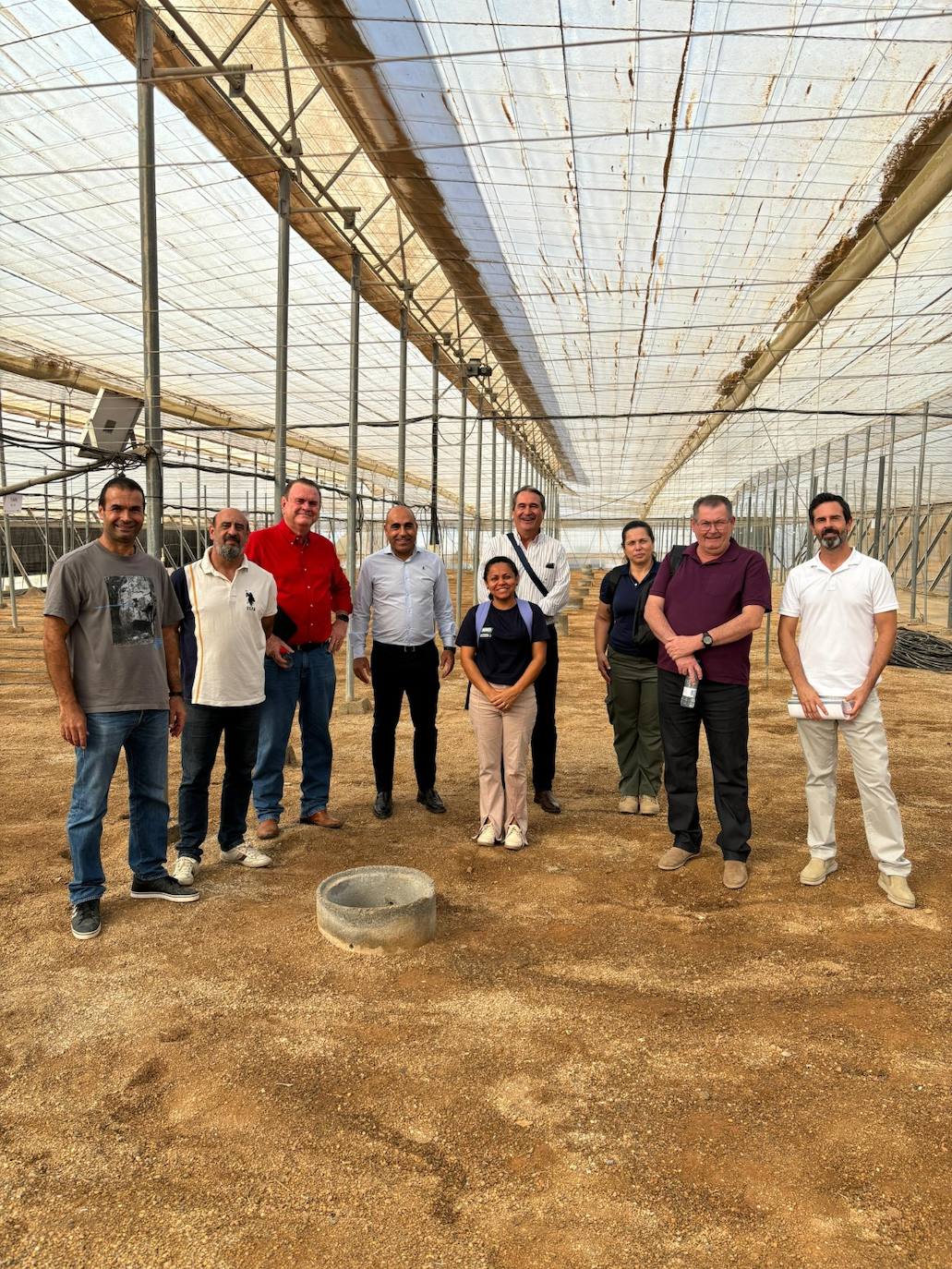 Visita de técnicos agrícolas brasileños a Almería.