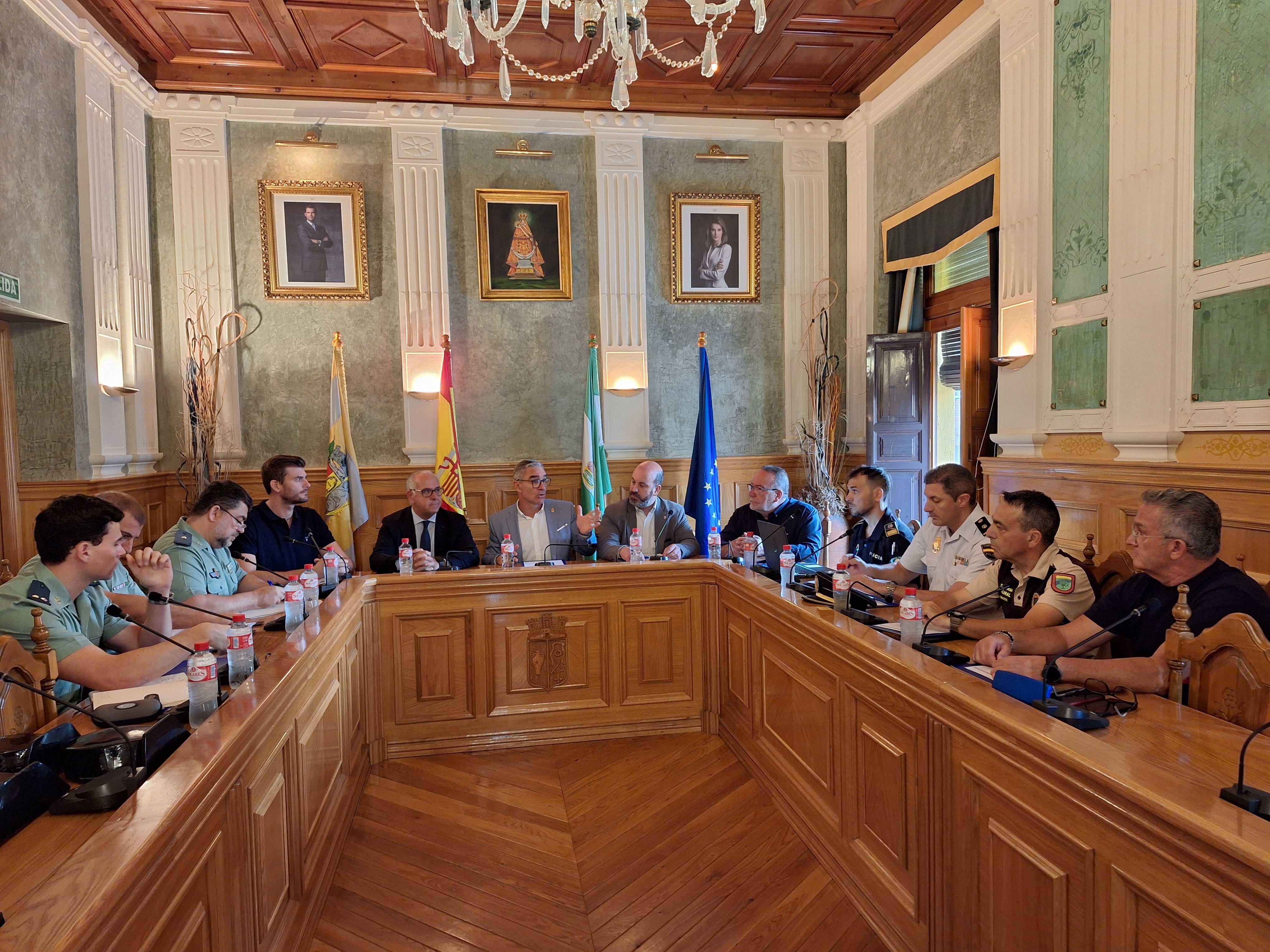 Reunión de la Junta Local de Seguridad en Bailén.
