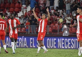 Rachad Fettal celebra el 2-2 que sabe a gloria