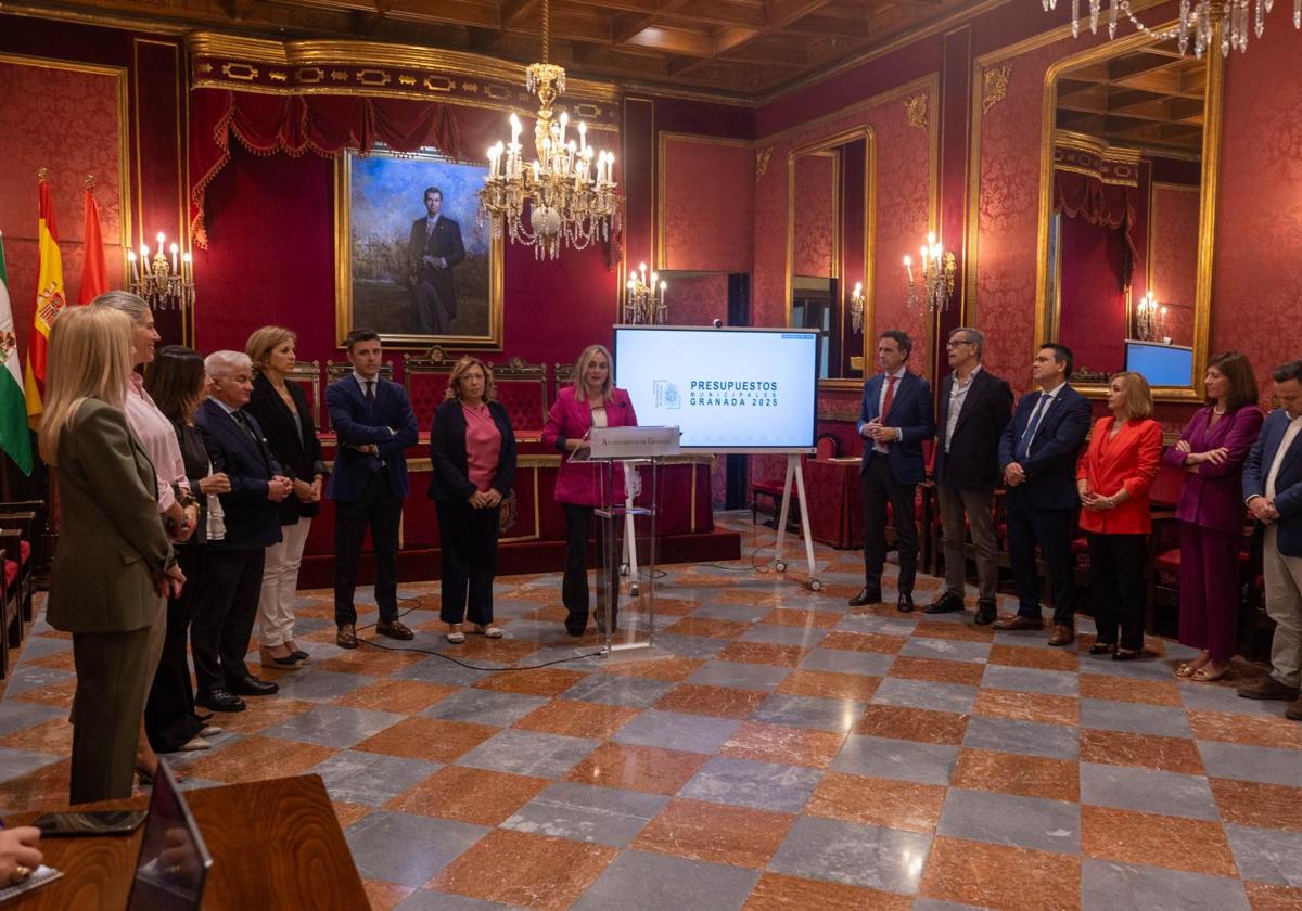 Presentación del borrador del presupuesto.