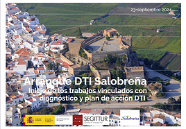 Cartel del inicio de los trabajos para el DTI.