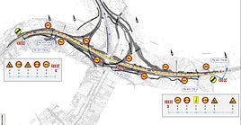 Pantallas acústicas y asfalto absorbente para minimizar los ruidos de la A-7 y la A-92