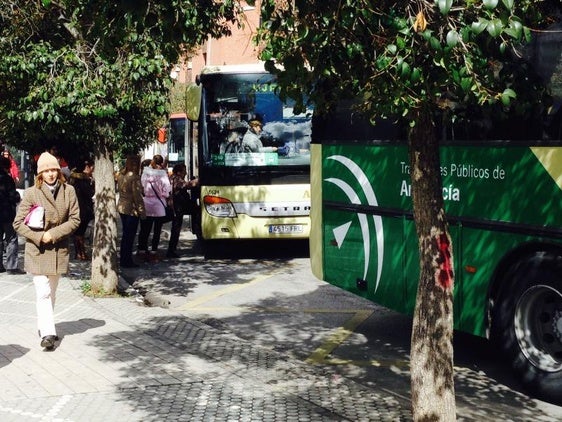 Autobuses del Consorcio Metropolitano de Transportes.