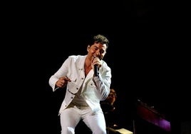 David Bisbal, en una actuación.