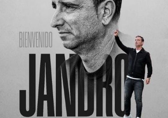 Bienvenida del club a Jandro en sustitución de Abelardo.