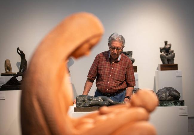 José Antonio, en la muestra que se puede ver en el Centro Cultural Gran Capitán.