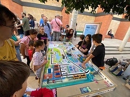 La robótica fue de lo más vistoso para los pequeños.