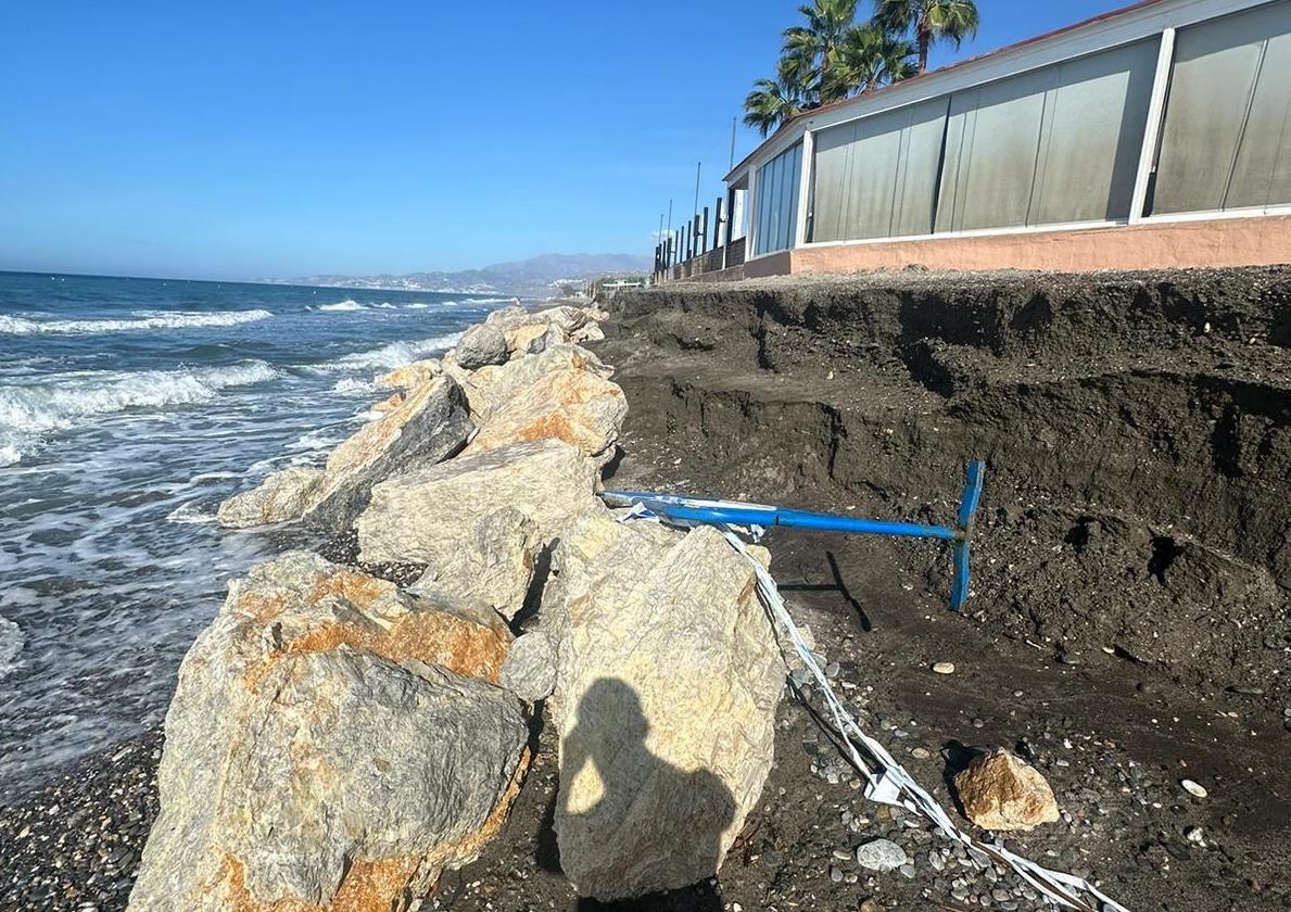 El temporal se ceba de nuevo con Playa Granada.