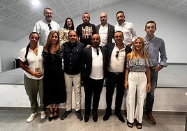 Nueva junta directiva de ALES, con Óscar Moriana como presidente.