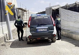 Intervención de la Guardia Civil.