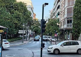 Una de las cámaras instaladas.