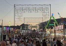 Paso principal del Ferial de Jaén.