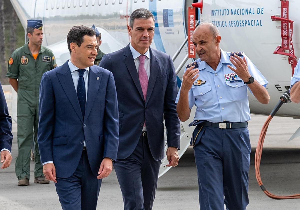 Sánchez y Moreno, durante la visita a las instalaciones del CEUS.