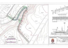 Plano del proyecto sendero que conectará Casería de Montijo con el Campus de Cartuja