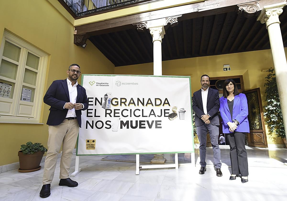 Diputación y Ecoembes presentan la campaña 'En Granada el reciclaje nos mueve'